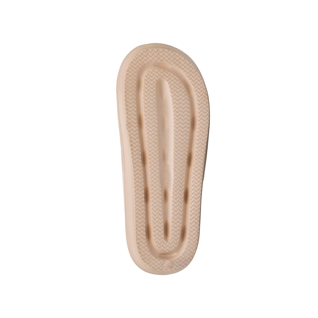 Ciabatte beige da Donna con fascia effetto trapuntato Jog