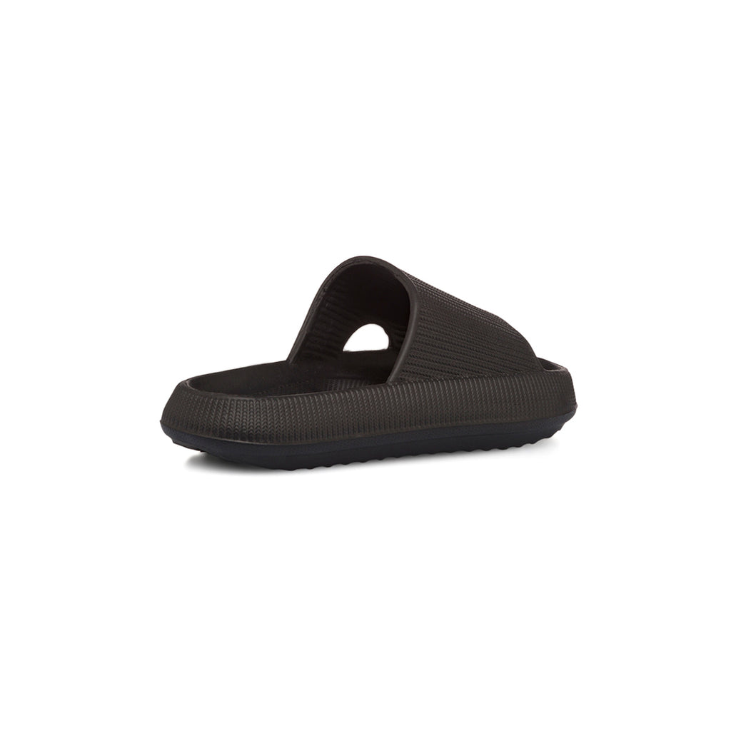 Ciabatte nere a fascia da Donna con suola platform Jog