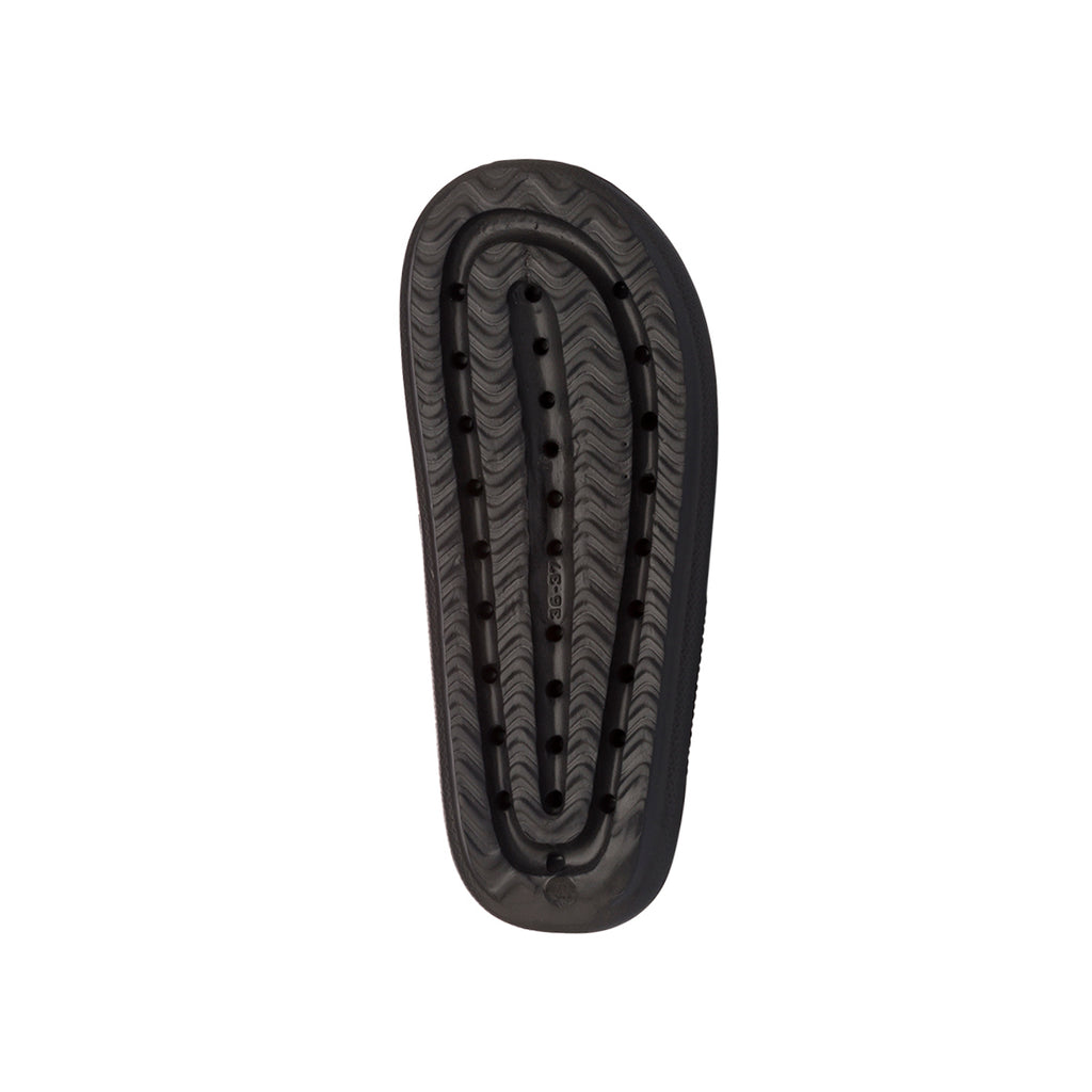 Ciabatte nere a fascia da Donna con suola platform Jog
