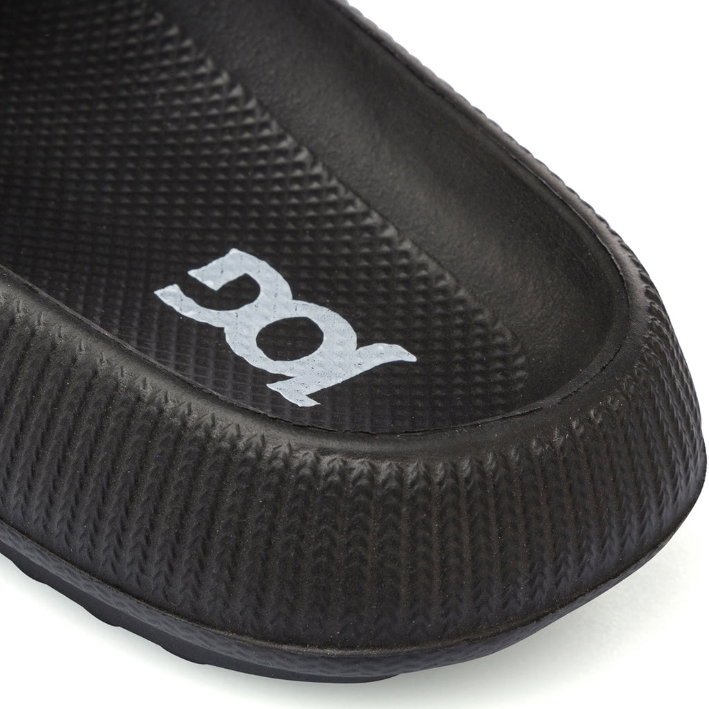 Ciabatte nere a fascia da Donna con suola platform Jog