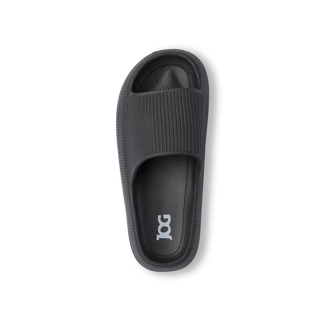 Ciabatte nere a fascia da Donna con suola platform Jog