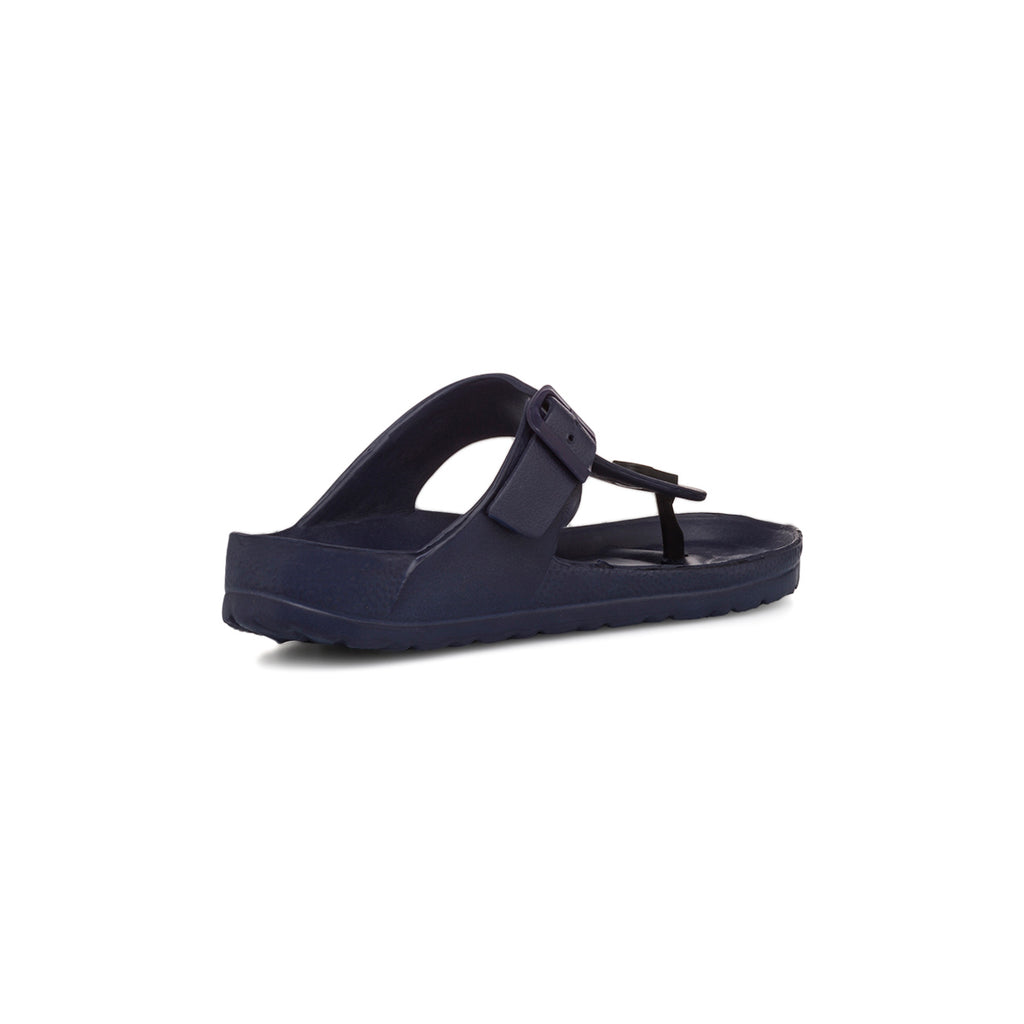 Ciabatte infradito a fascia blu da Donna con cinturino regolabile Feetty