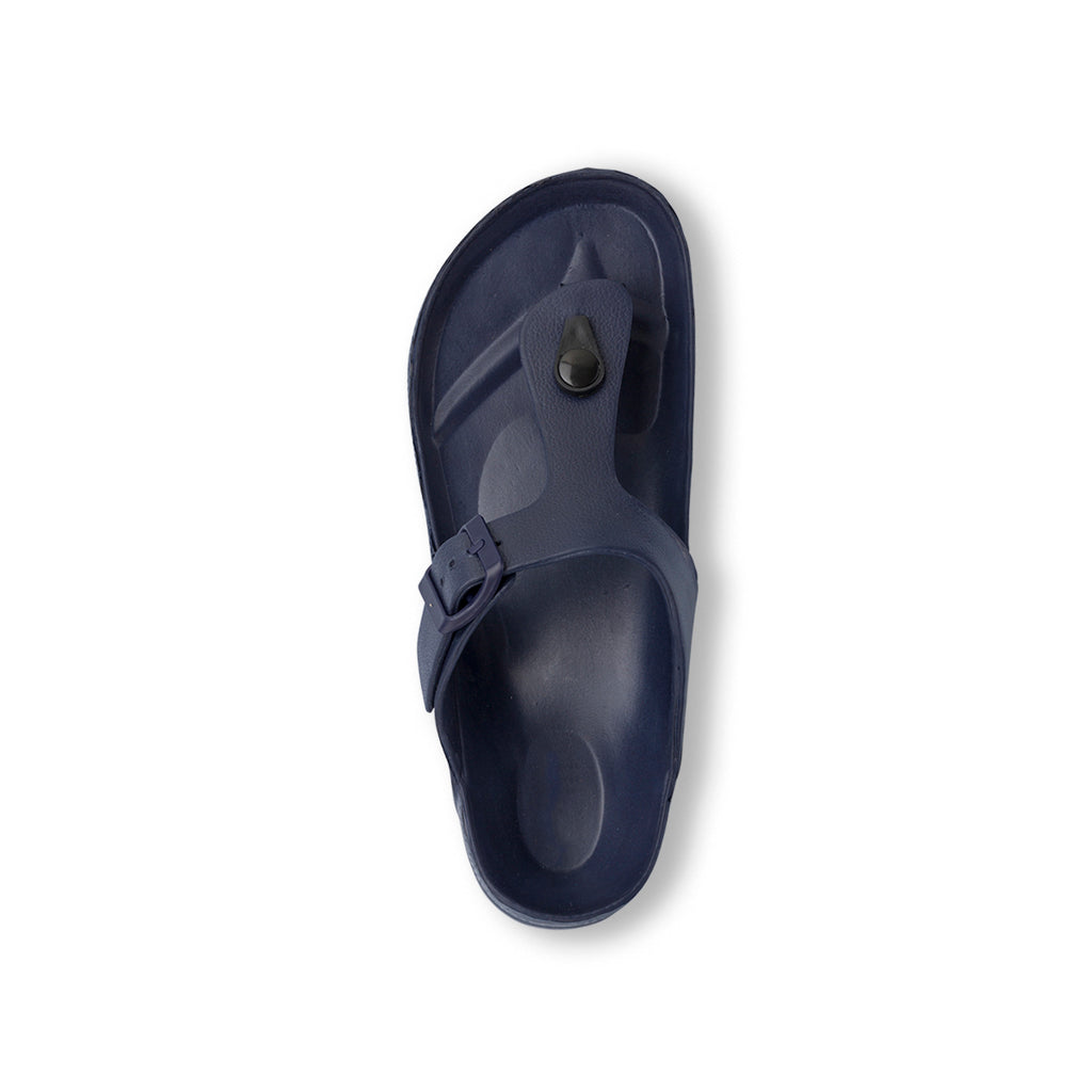 Ciabatte infradito a fascia blu da Donna con cinturino regolabile Feetty