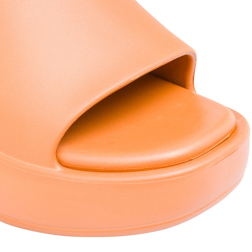 Ciabatte minimal Beige da Donna con suola alta De Fonseca