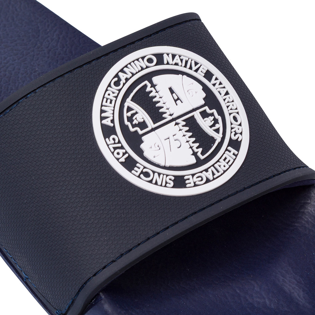 Ciabatte a fascia blu da Donna con logo Americanino