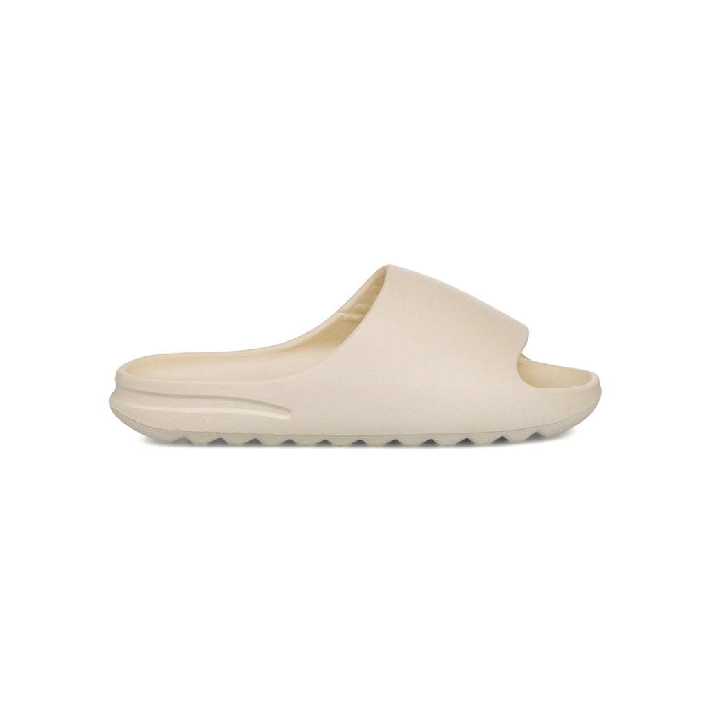 Ciabatte in gomma beige da Donna con suola rialzata Hot Sand