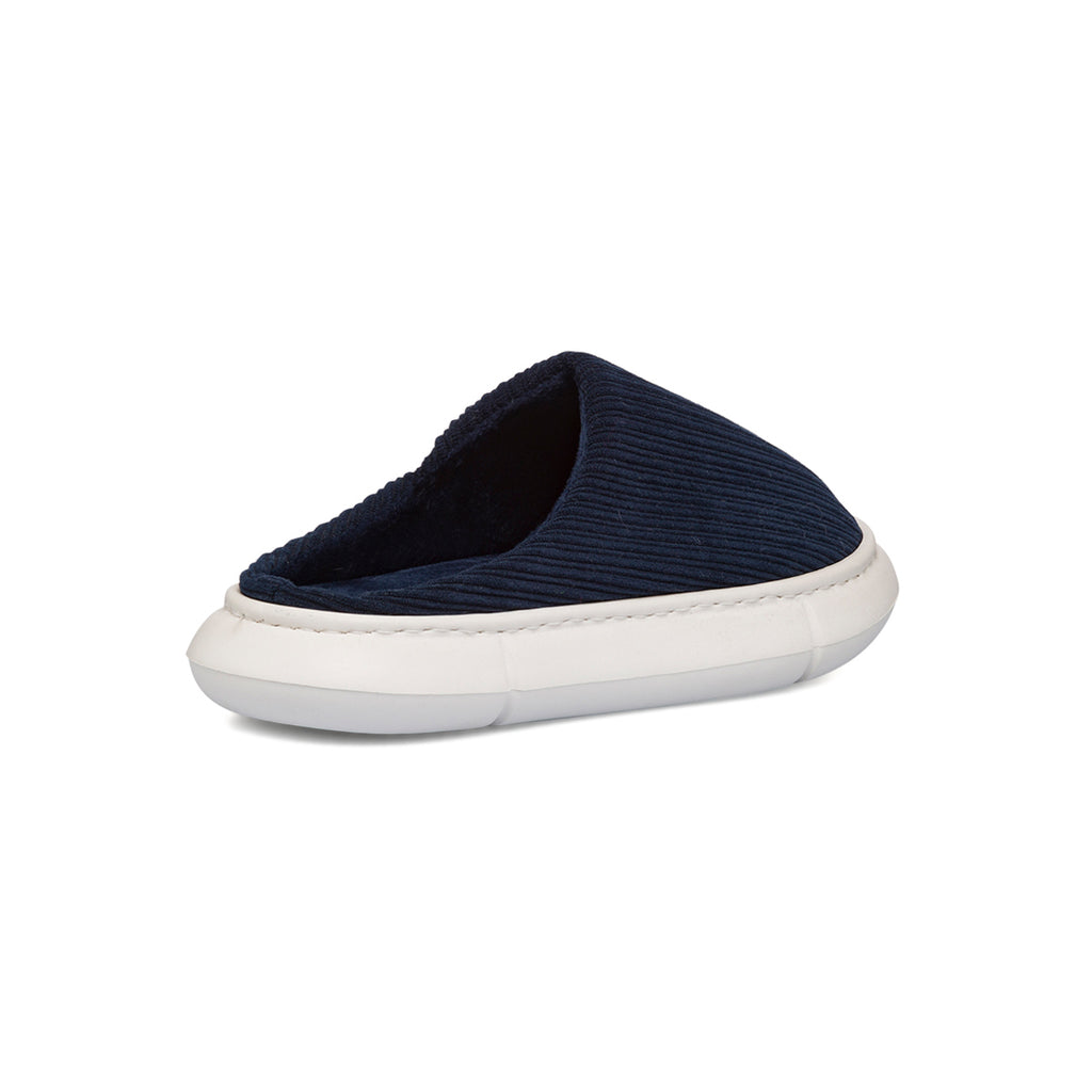 Pantofole blu da Uomo in velluto Jog