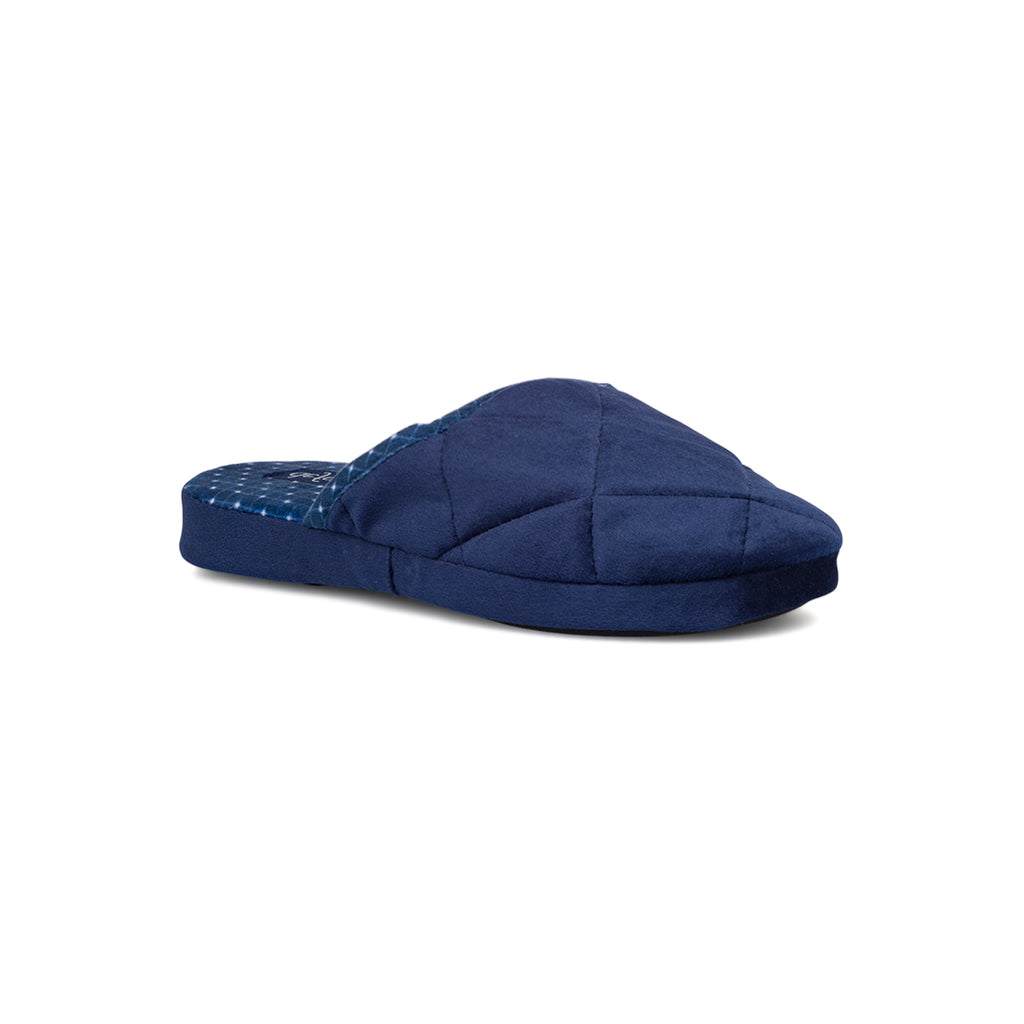 Ciabatte blu da Uomo effetto velluto De Fonseca