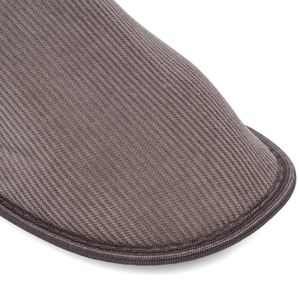 Pantofole grigie da Uomo in tessuto a coste Griff