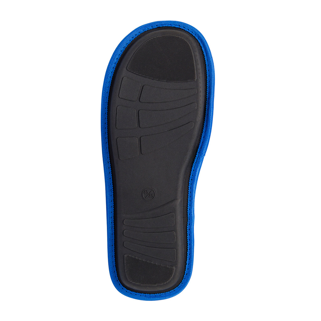 Pantofole da uomo Inter nere con logo e dettagli blu