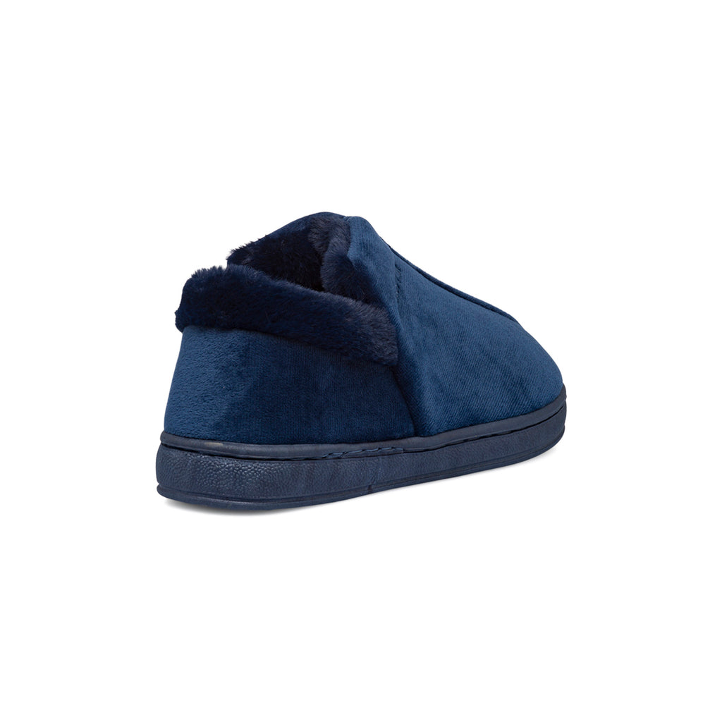 Pantofole da Uomo blu effetto velluto Feetty