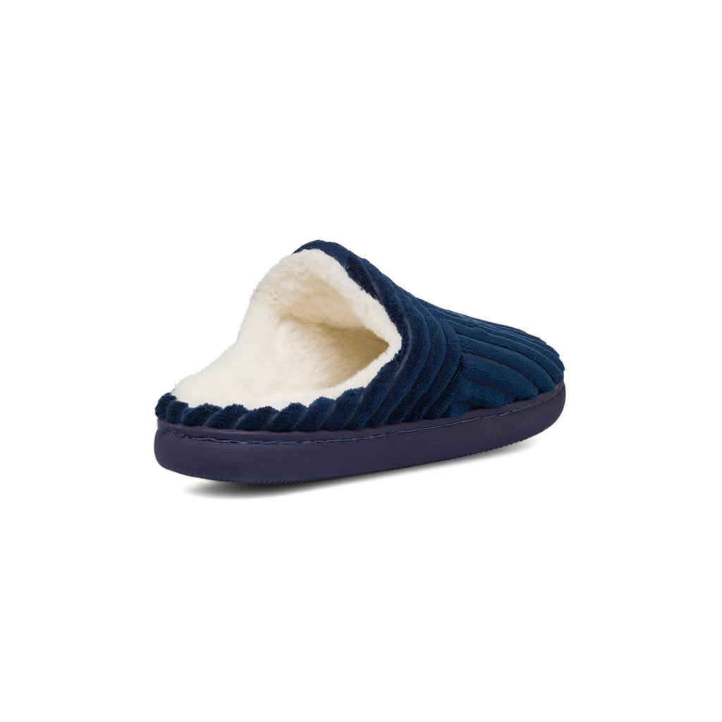 Pantofole blu da Uomo in tessuto Feetty