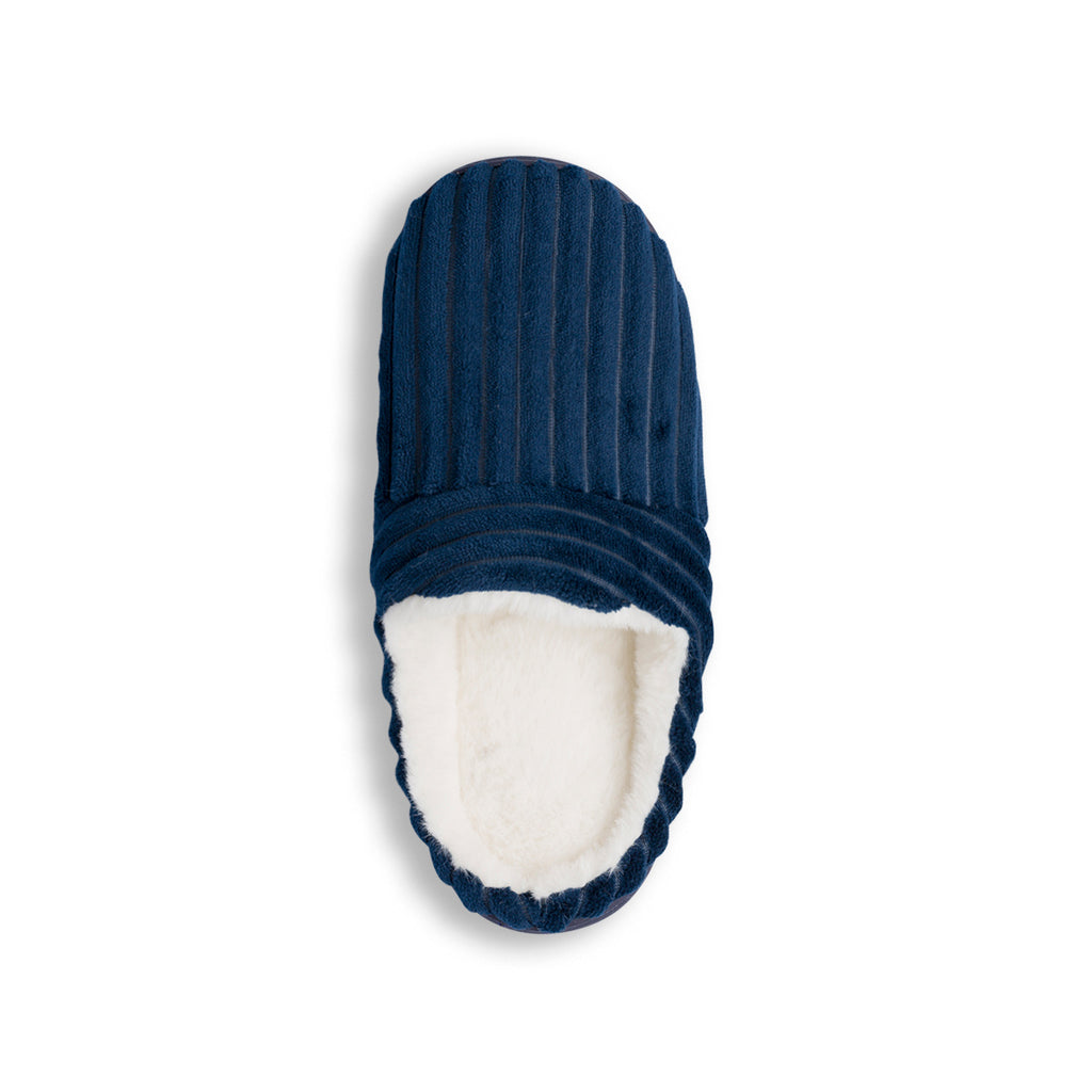 Pantofole blu da Uomo in tessuto Feetty