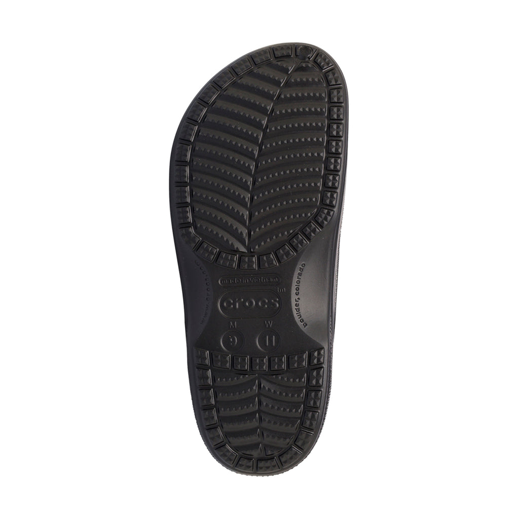 Ciabatte Baya Lined Clog Unisex nere con interno in pelliccia sintetica Crocs