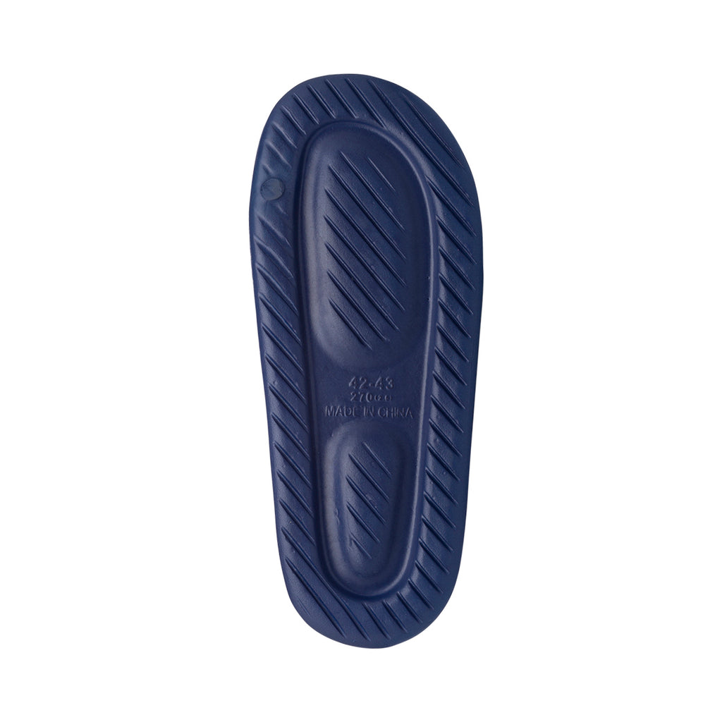 Ciabatte in gomma blu da Uomo con fascia e suola rialzata Jog