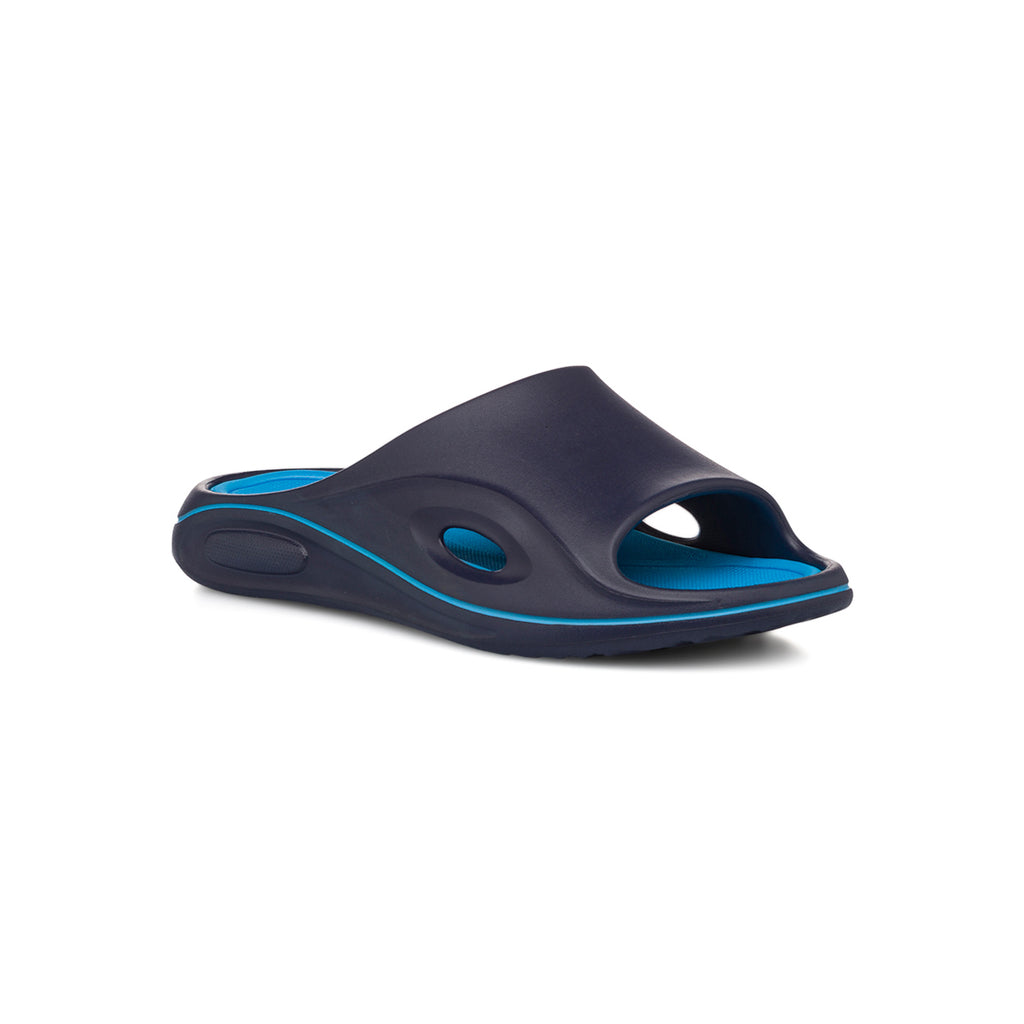Ciabatte blu da Uomo con dettagli in contrasto azzurri Feety