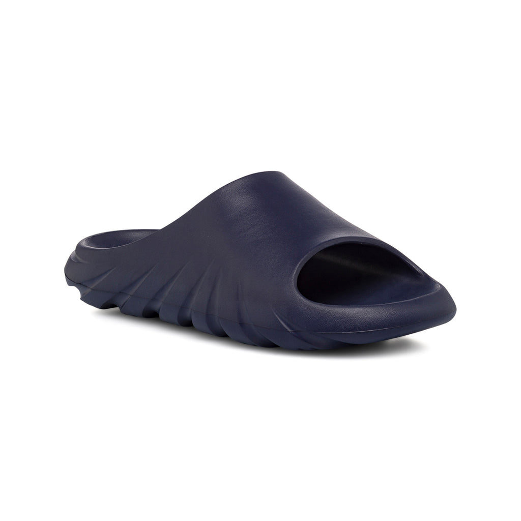 Ciabatte in gomma Blu con suola sagomata da Uomo Feetty