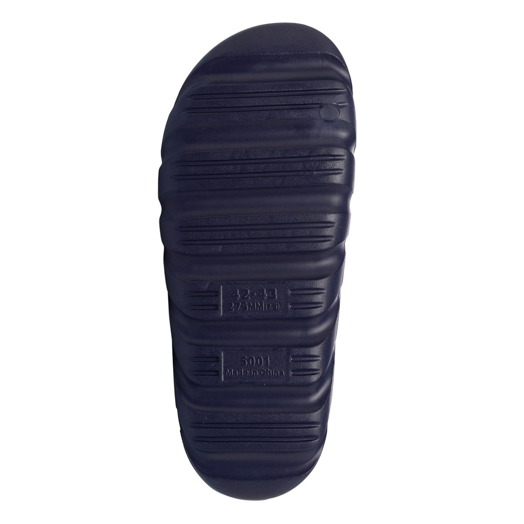 Ciabatte in gomma Blu con suola sagomata da Uomo Feetty