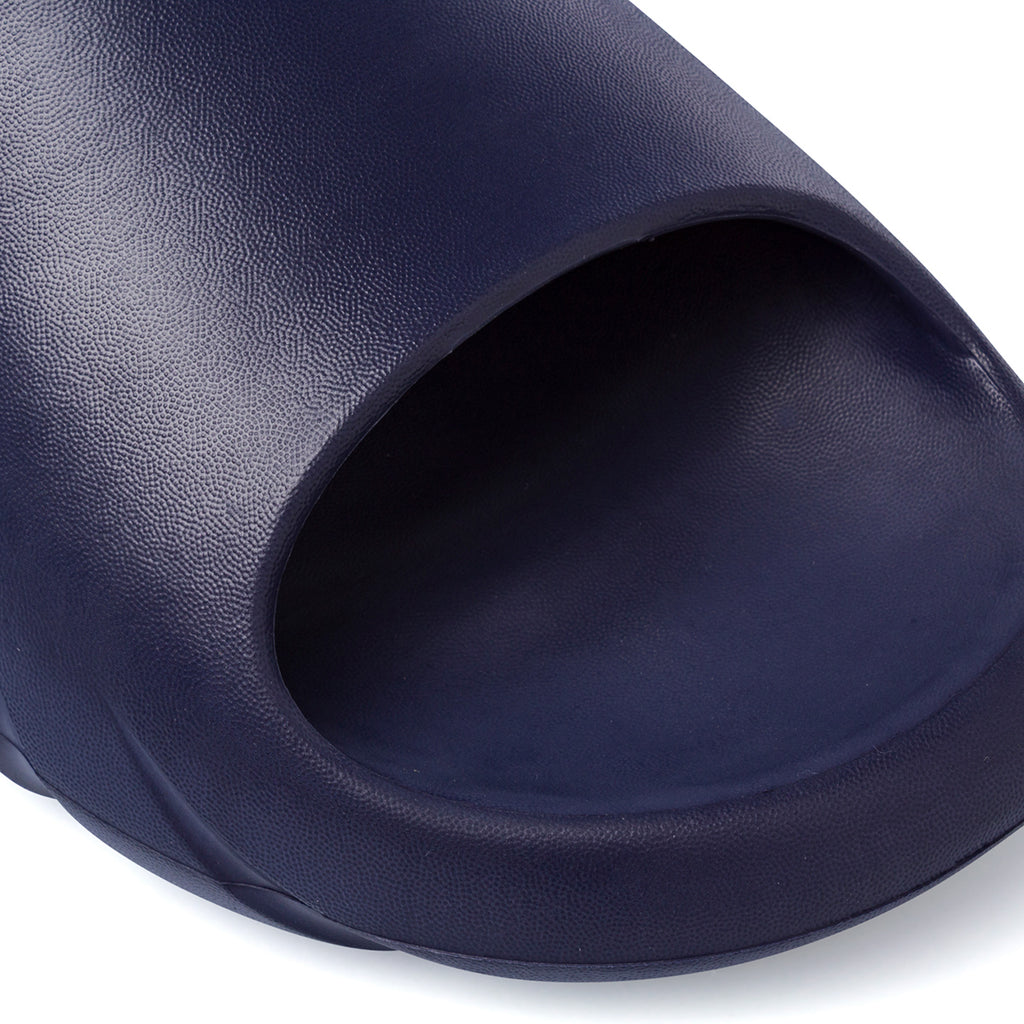 Ciabatte in gomma Blu con suola sagomata da Uomo Feetty
