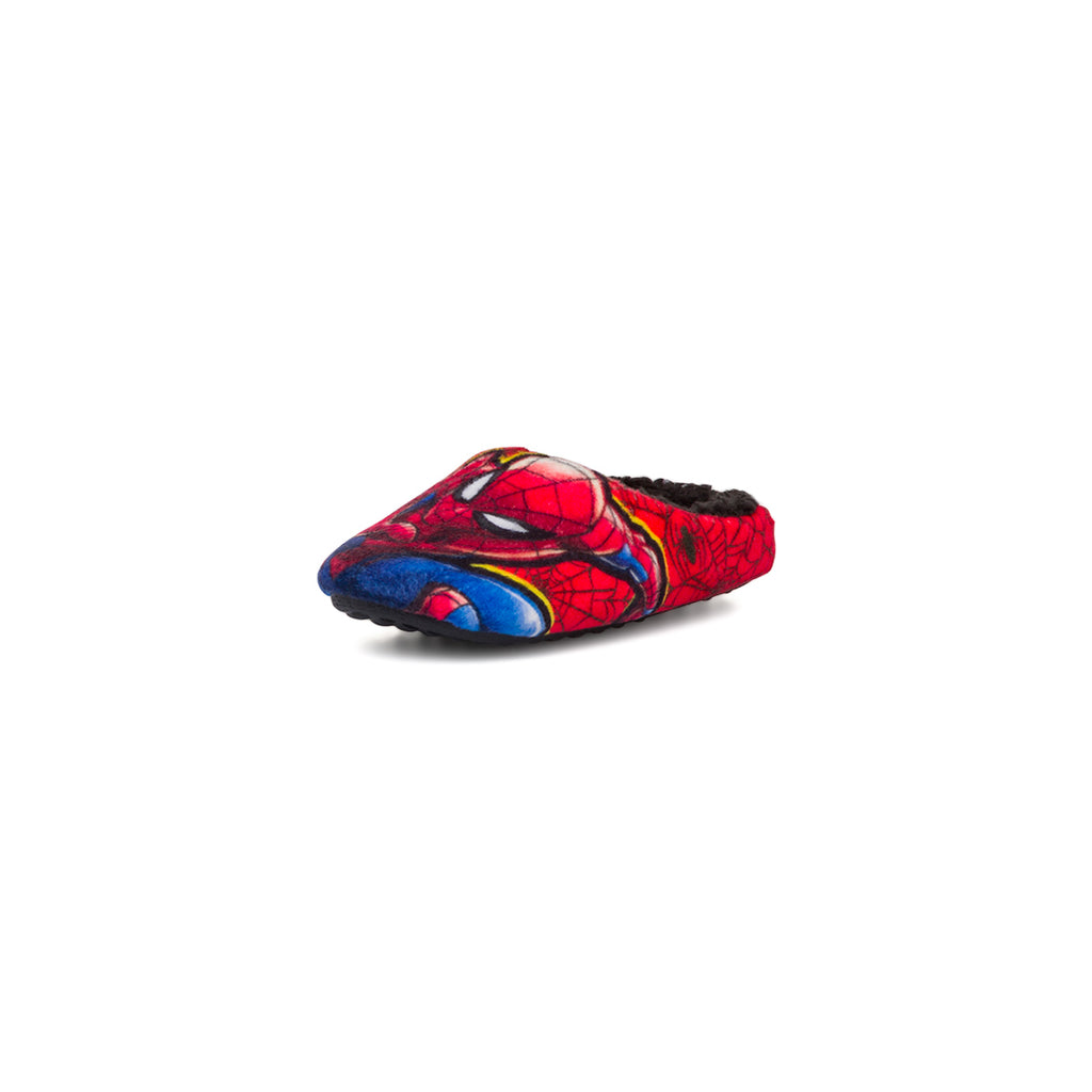 Pantofole da bambino rosse con stampa Spiderman