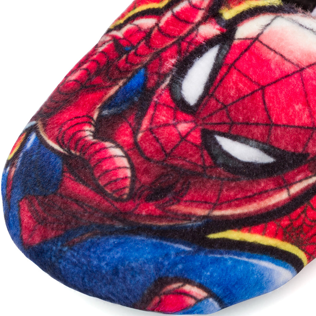 Pantofole da bambino rosse con stampa Spiderman