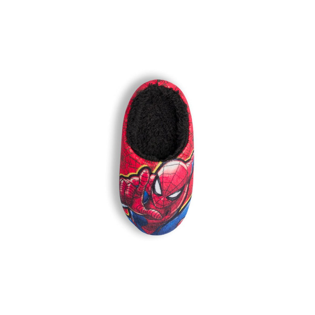 Pantofole da bambino rosse con stampa Spiderman