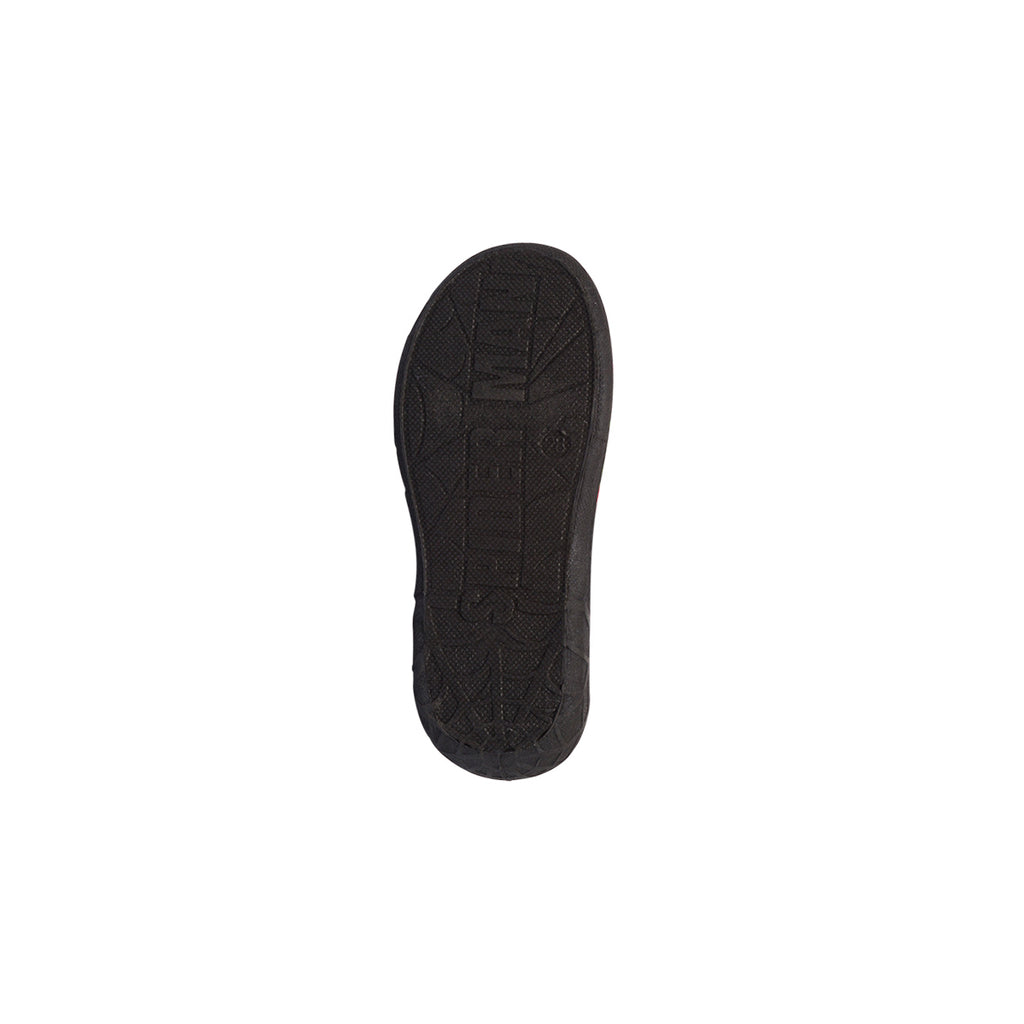 Pantofole da bambino nere con dettagli rossi Spiderman