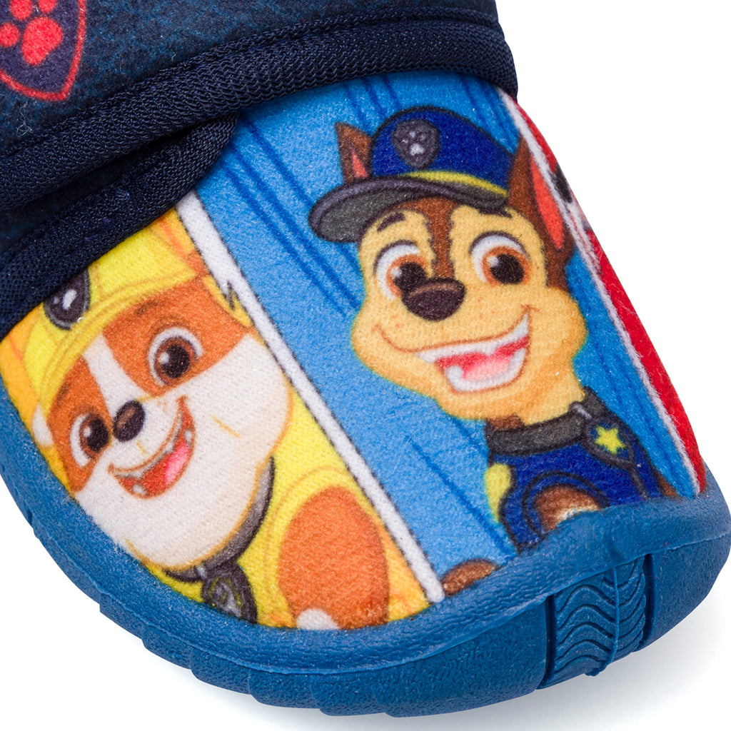 Pantofole da bambino blu con stampe Paw Patrol