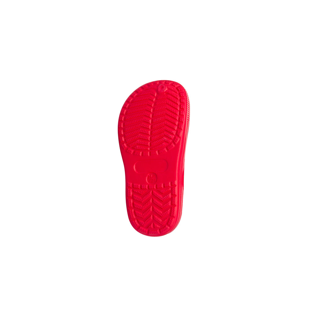 Ciabatte Sabot rosse da bambino con stampa Spiderman