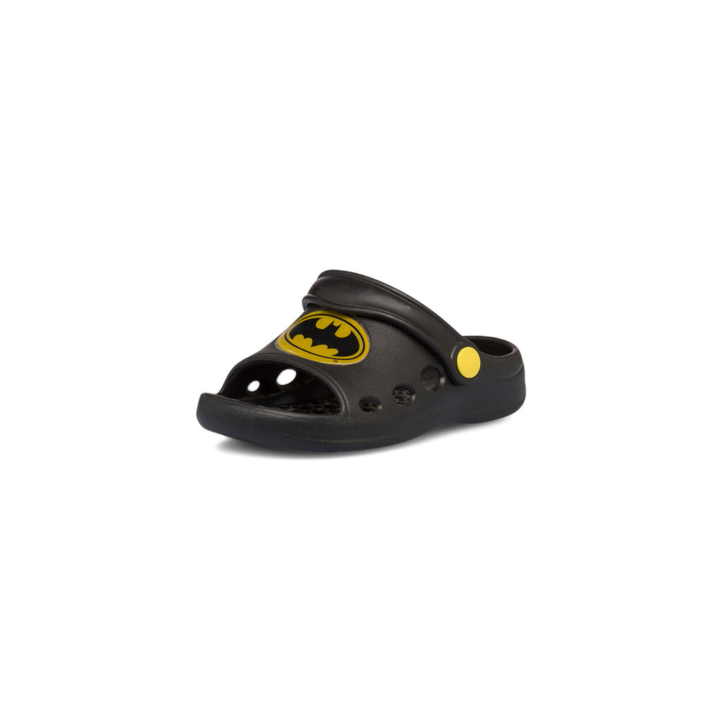 Sabot da bambino nere con patch frontale Batman