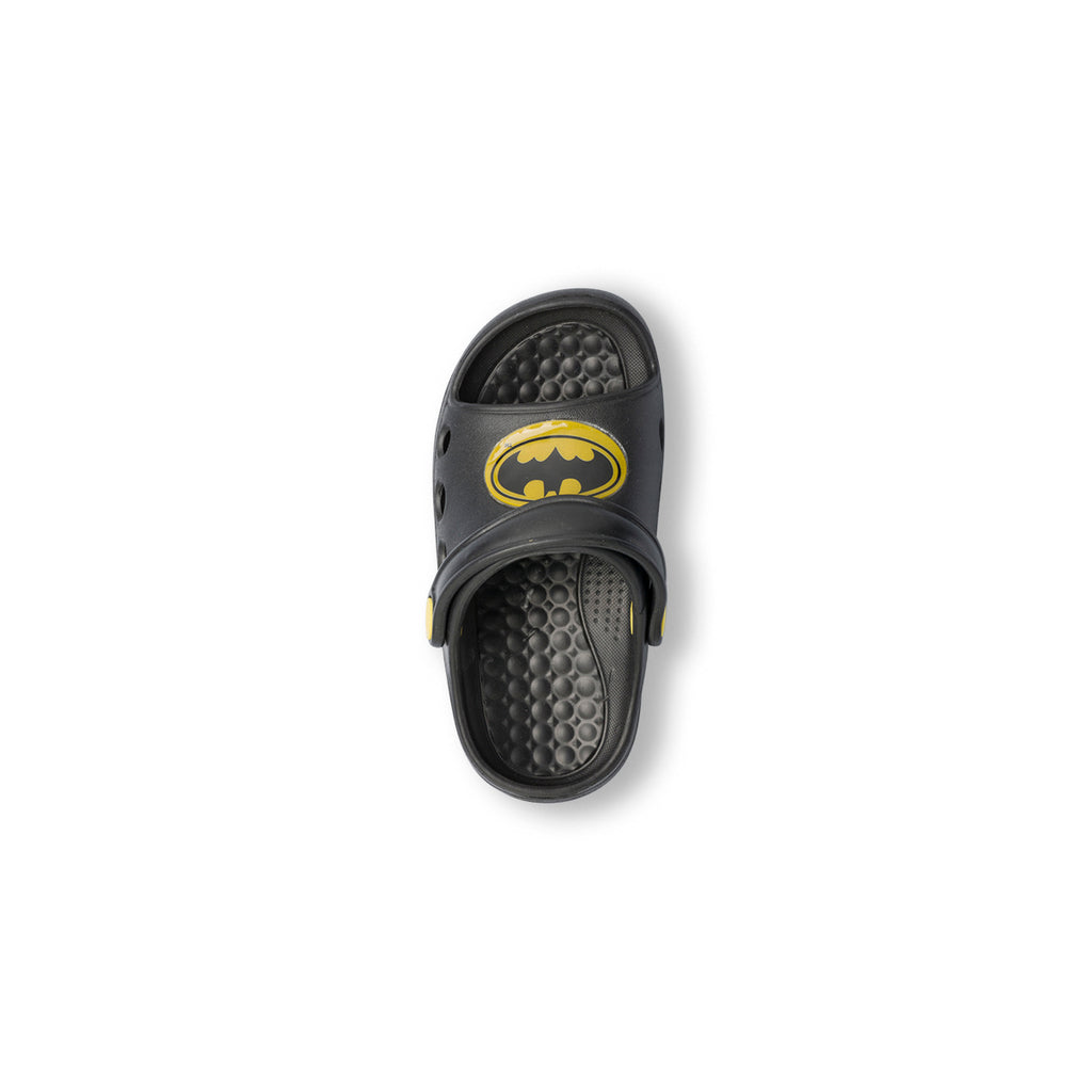 Sabot da bambino nere con patch frontale Batman
