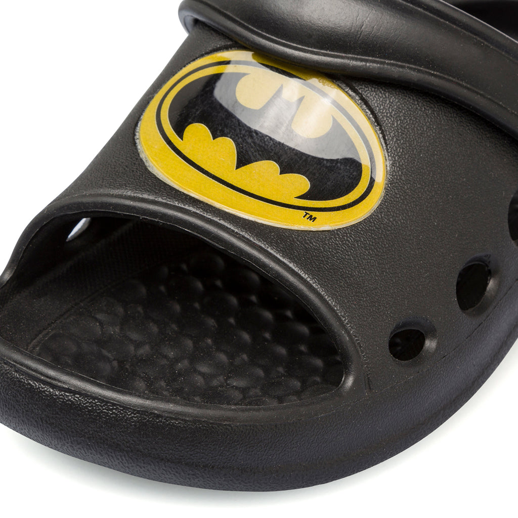 Sabot da bambino nere con patch frontale Batman