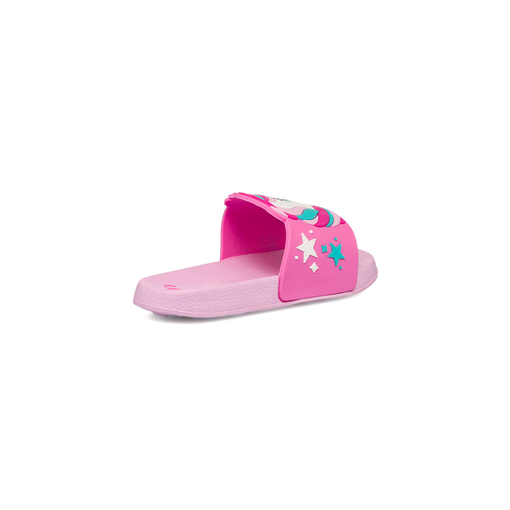 Ciabatte Bambina Rosa con stampa colorato Unicorno