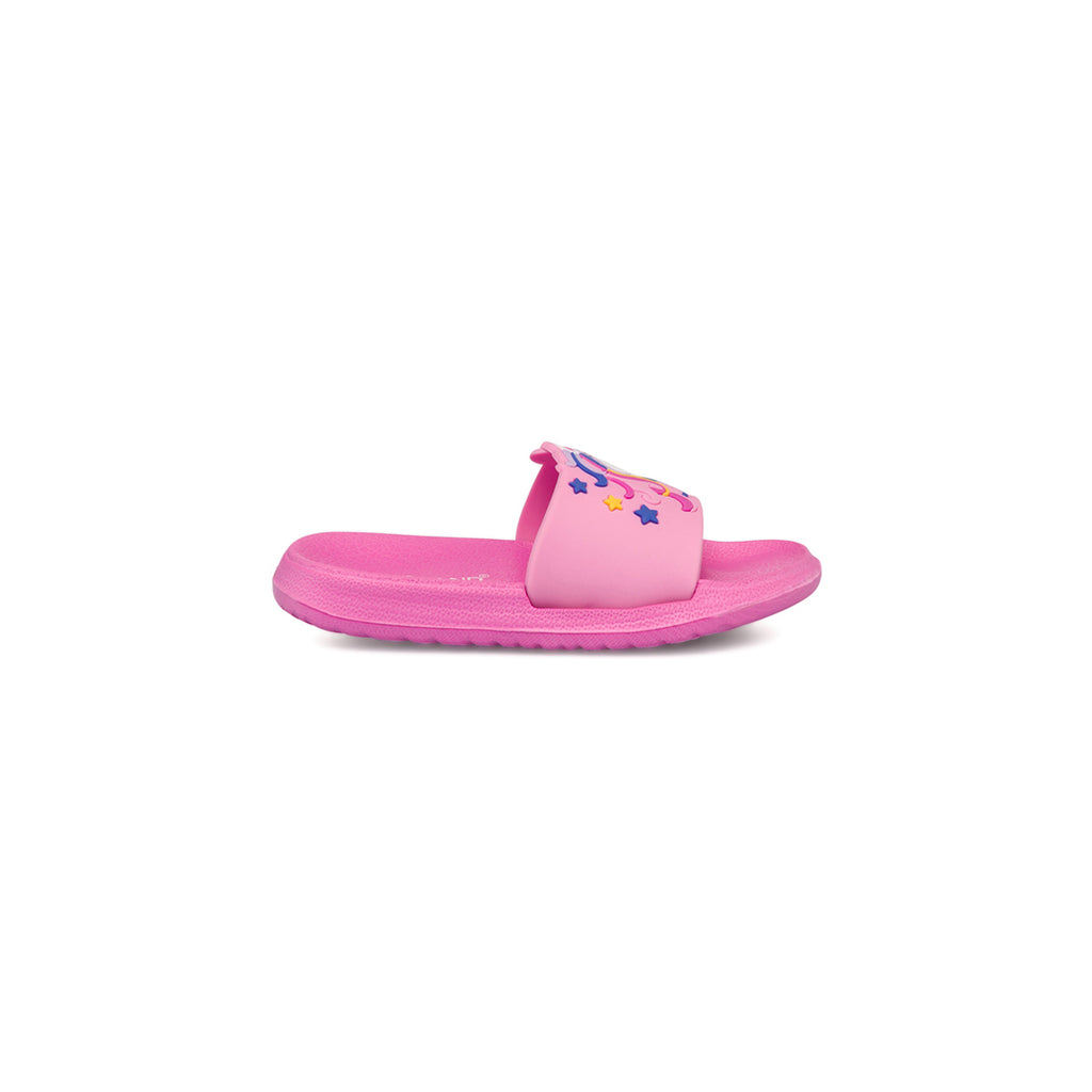 Ciabatte da bambina rosa con unicorno Hot Sand