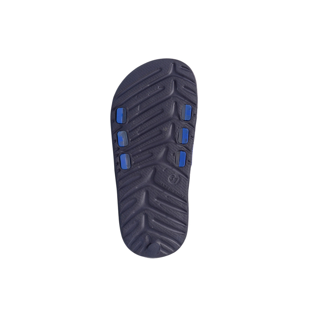 Ciabatte da bambino blu con logo auto Hot Sand