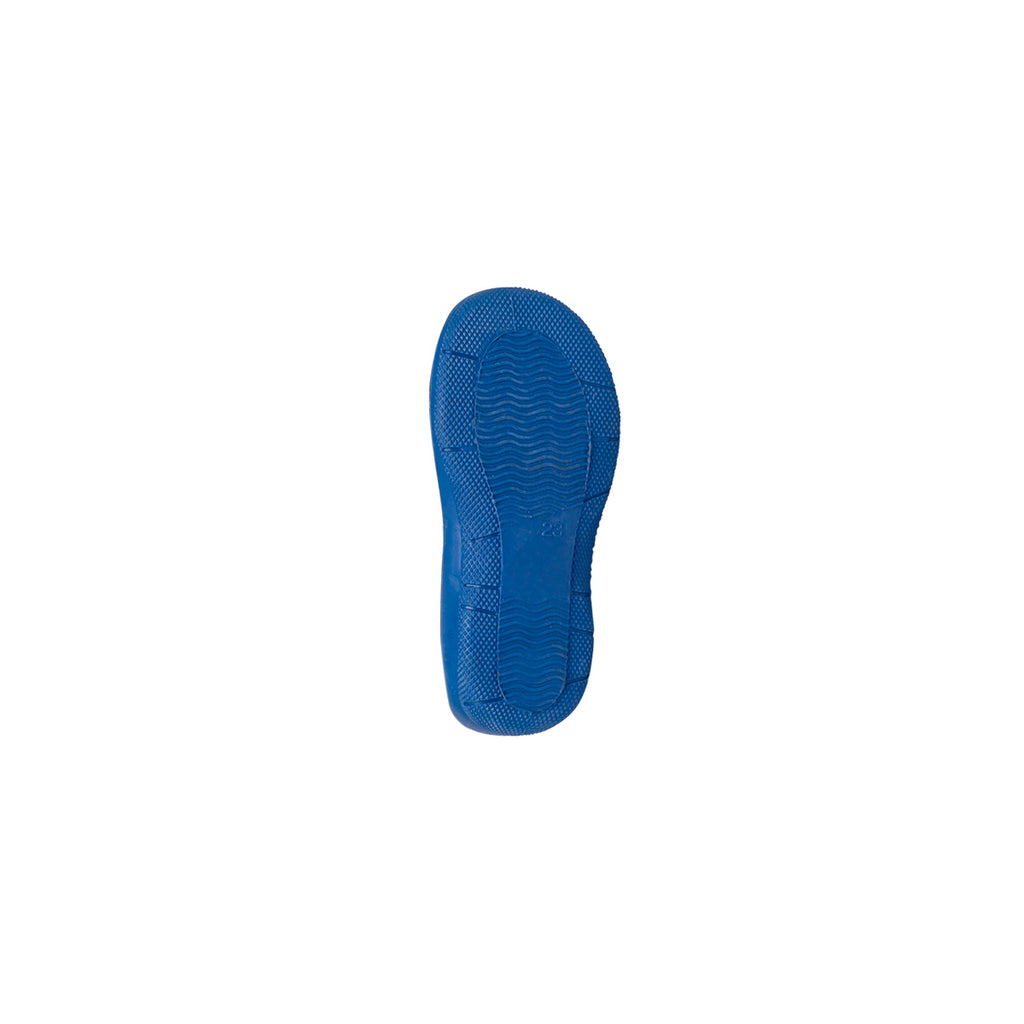 Pantofole blu da bambino Dinosauri con stampe