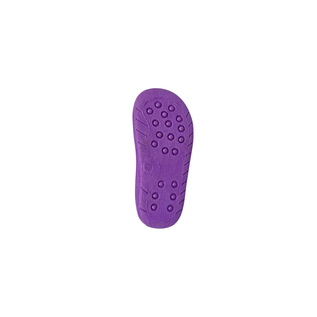 Pantofole lilla da bambina e bambino con stampe Stitch