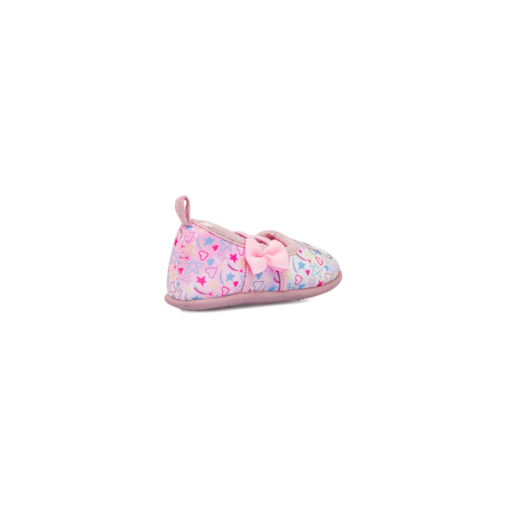 Ballerine da bambina primi passi rosa con grafica Unicorno