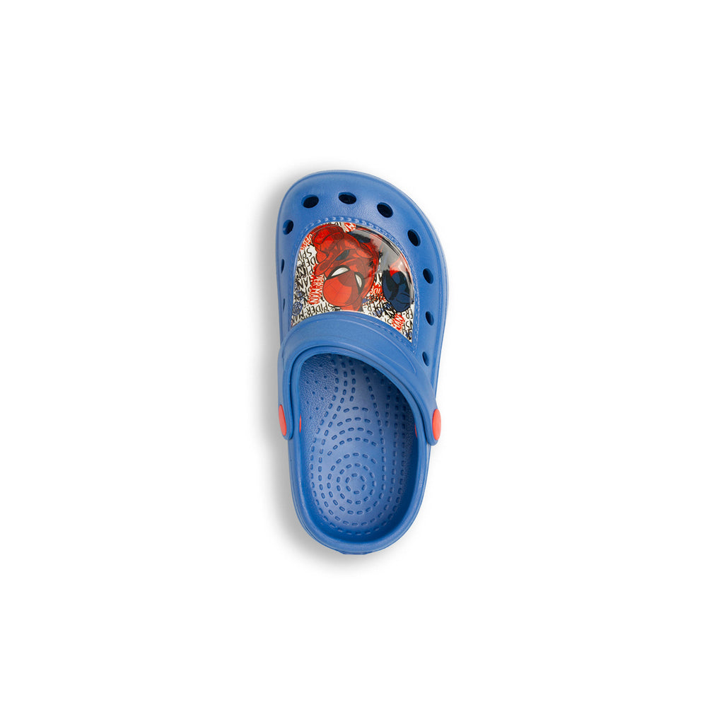Ciabatte Chiuse Blu da Bambino con stampa frontale Spiderman
