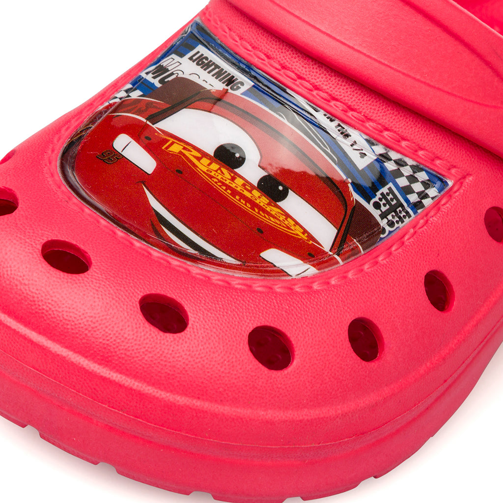 Sabot ciabatte rosse da bambino Cars con Saetta McQueen
