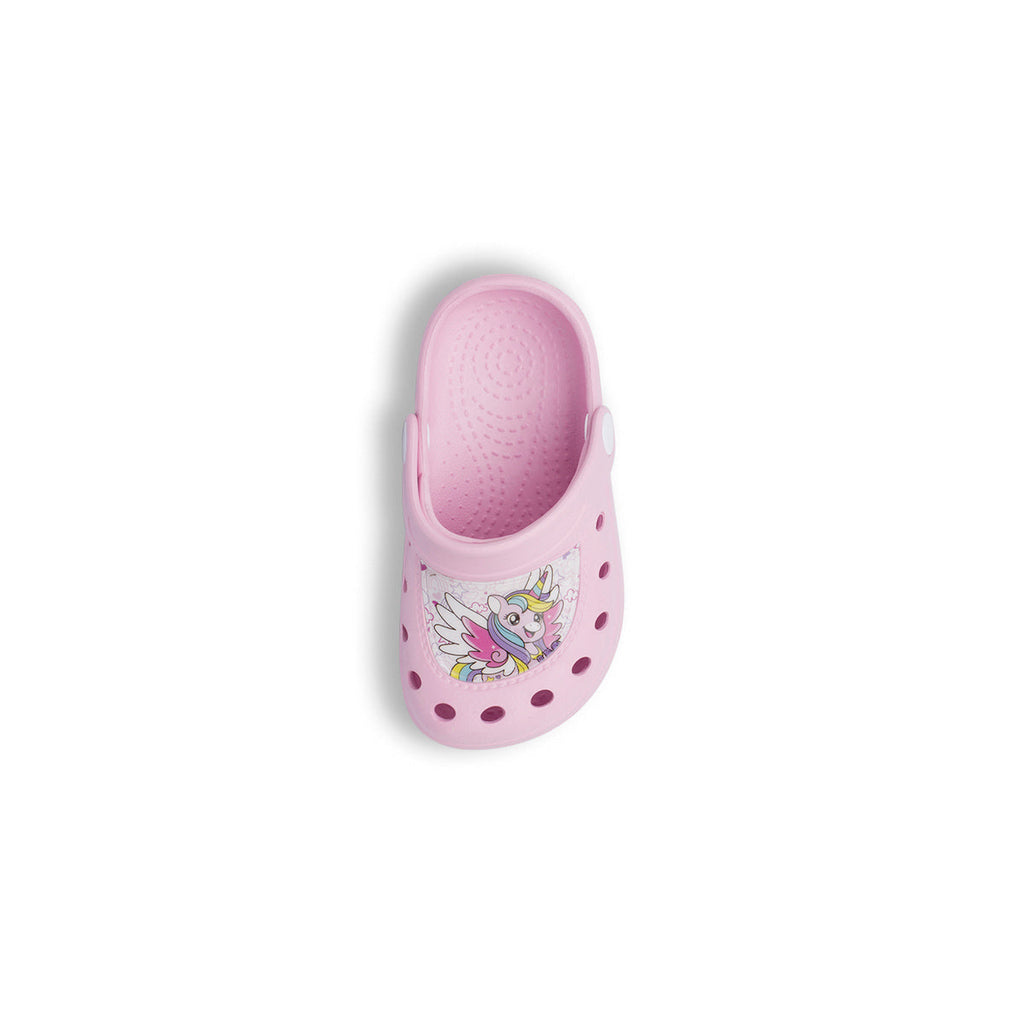 Ciabatte Sabot rosa da Bambina con unicorno Unicorno