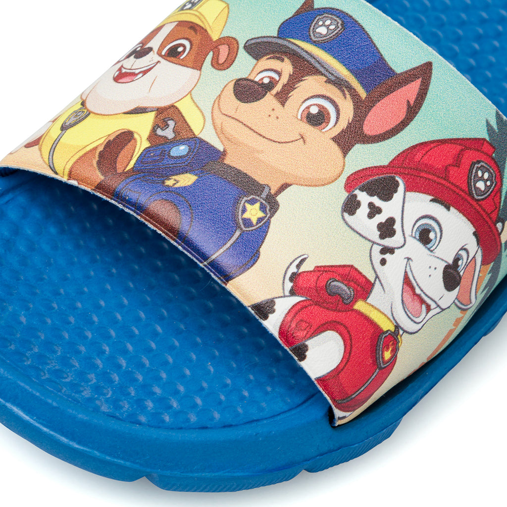 Ciabatte a fascia multicolor da Bambino con stampa Paw Patrol