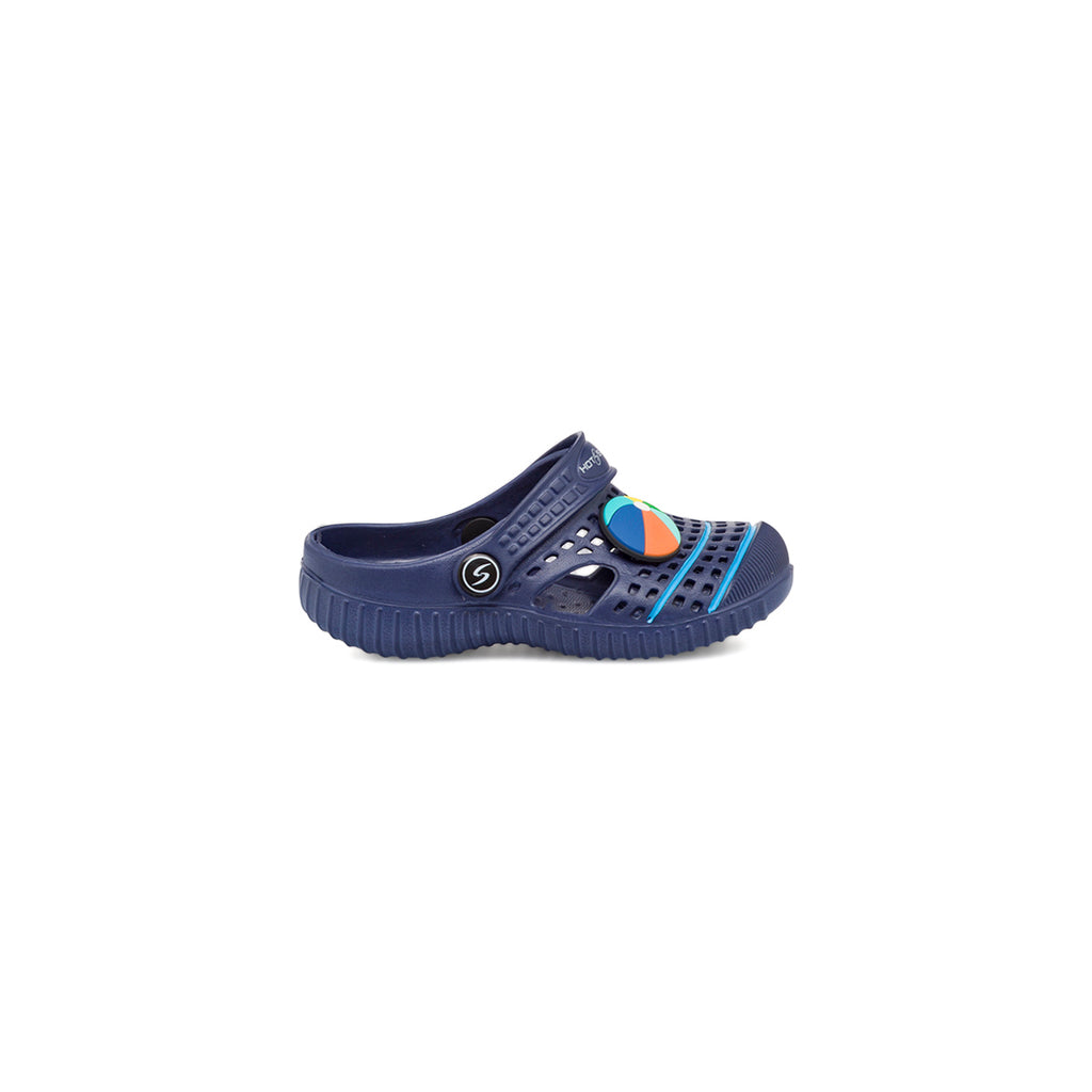 Ciabatte blu da Bambino Primi Passi con decorazione astronave Hot Sand