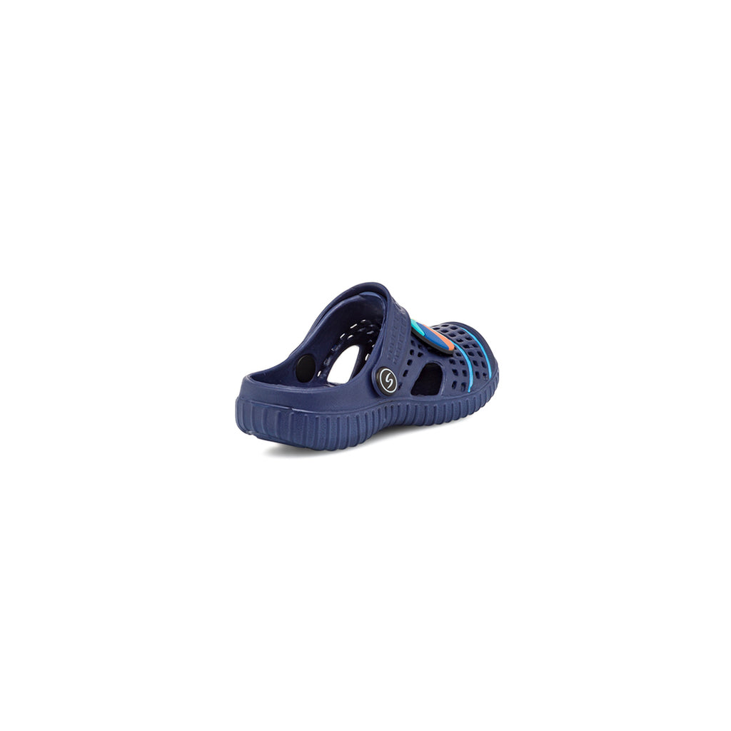 Ciabatte blu da Bambino Primi Passi con decorazione astronave Hot Sand