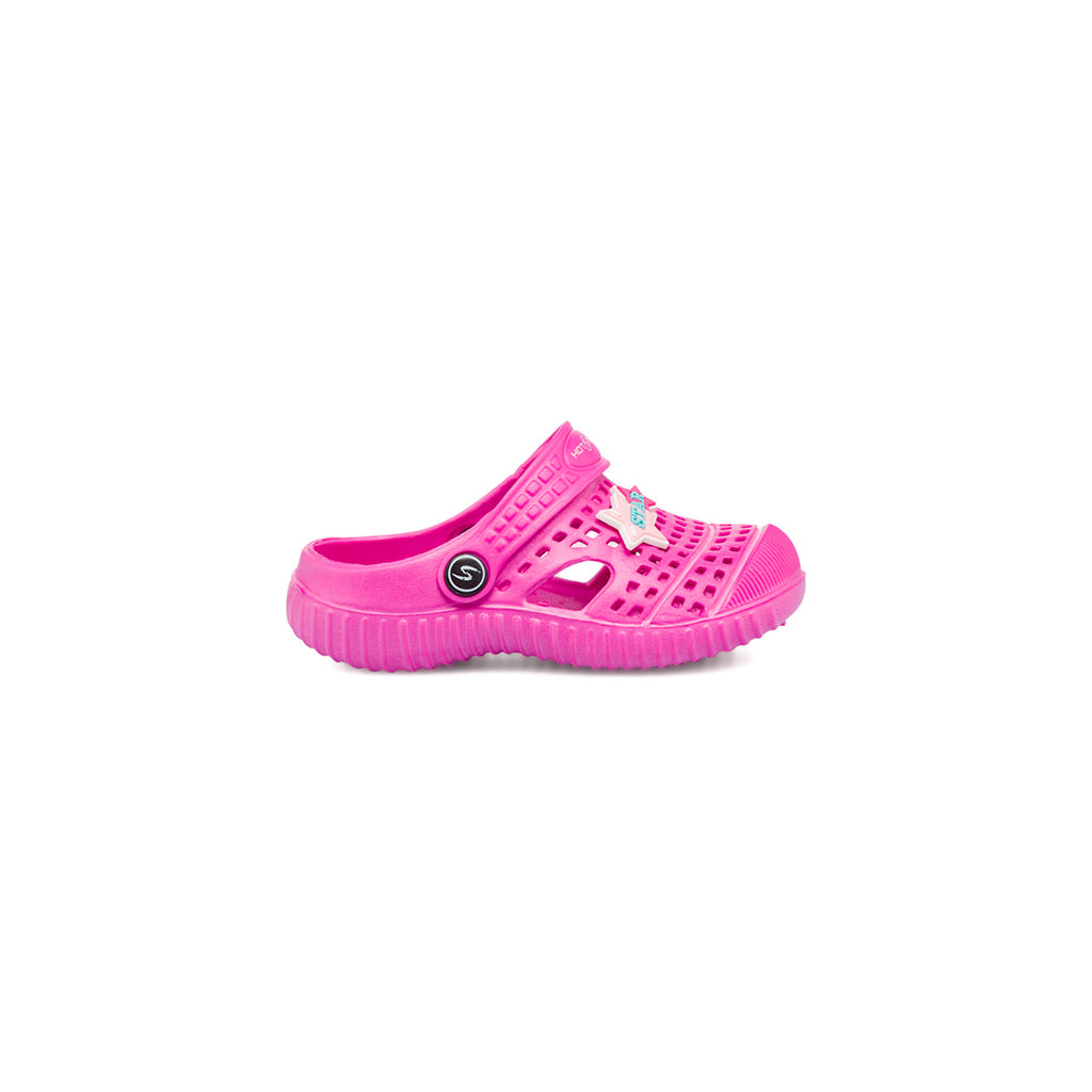 Ciabatte rosa da Bambina Primi Passi con dettaglio stella Hot Sand