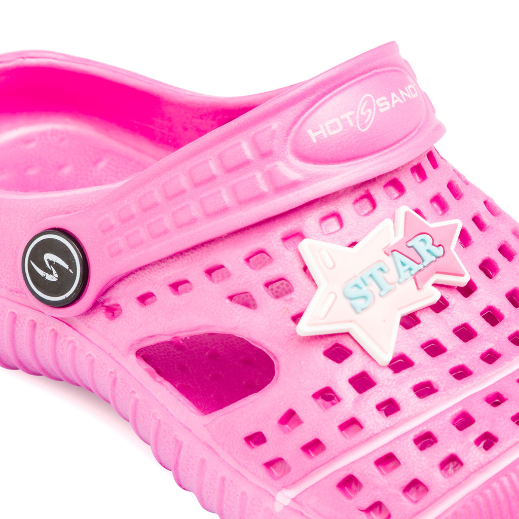 Ciabatte rosa da Bambina Primi Passi con dettaglio stella Hot Sand