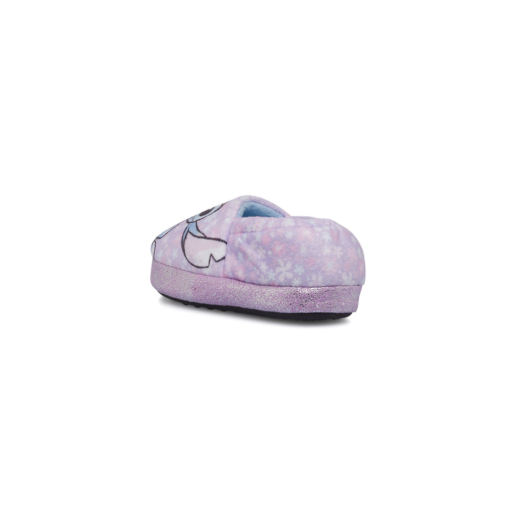 Pantofole Antiscivolo lilla da Bambina con glitter Stitch