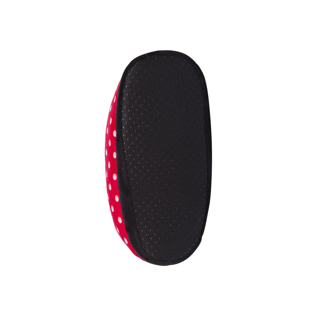 Pantofole Minnie rosse a pois da Bambina