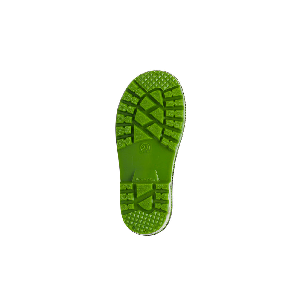Stivali di gomma neri da bambino con logo Hulk