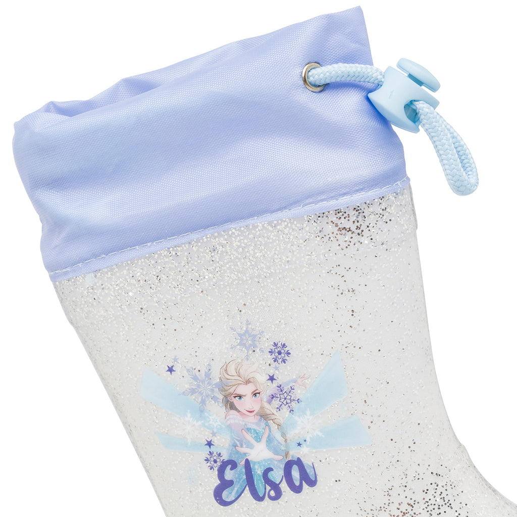 Stivali di gomma da pioggia argento e lilla Frozen
